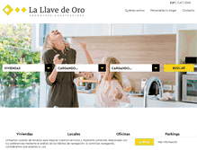 Tablet Screenshot of lallavedeoro.com
